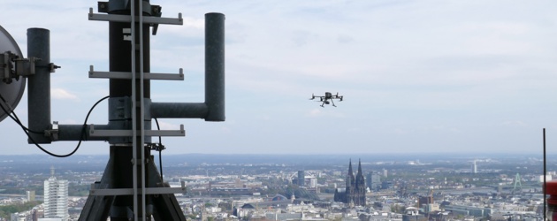 Deutsche Funkturm und Droniq befliegen den Kölner Fernsehturm Colonius zu Wartungszwecken per Drohne