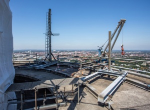 Betonsanierung am Fernsehturm Münster